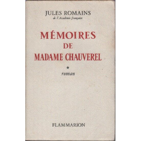 Memoires de madame chaverel