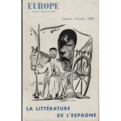 Europe janvier fevrier 1958 la litterature de l'espagne