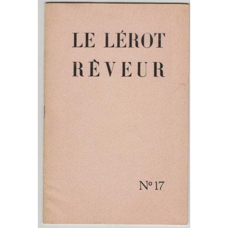 Le Lerot Reveur numero 17