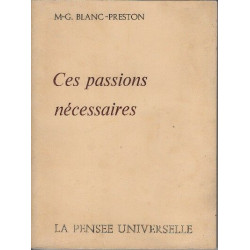 Ces passions necessaires