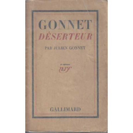 Gonnet deserteur