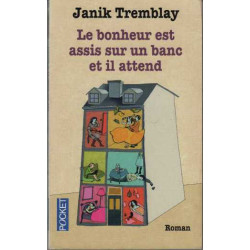 Le bonheur est assis sur un banc et il attend