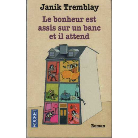 Le bonheur est assis sur un banc et il attend