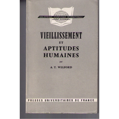 Vieillissement et aptitudes humaines
