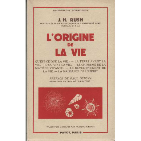 L'ORIGINE DE LA VIE - QU'EST-CE QUE LA VIE ? - LA TERRE AVANT LA...
