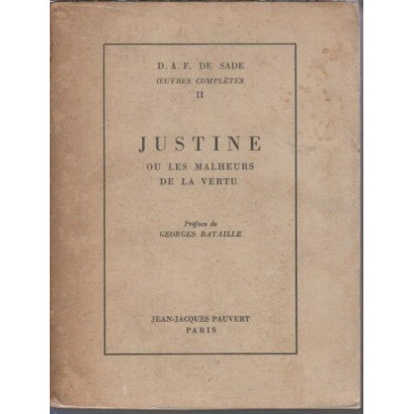 Justine ou les malheurs de la vertu