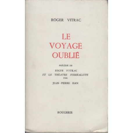 Le voyage oublie