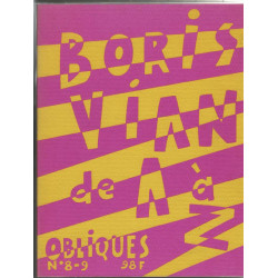 Boris Vian de A à Z - Obliques numéro spécial 8-9