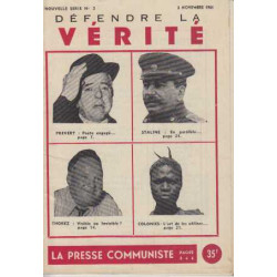 Defendre la verite 3 novembre 1951