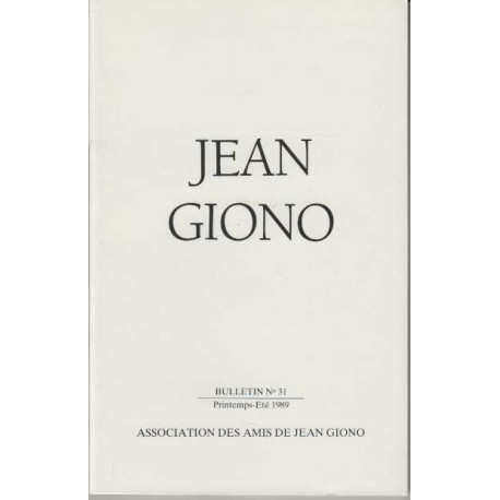 Association des amis de jean giono numero 31