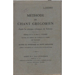 Methode de chant gregorien