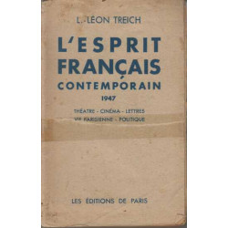 L'esprit francais contemporain 1947