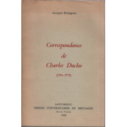 Correspondance de Charles Duclos ( 1704-1772)