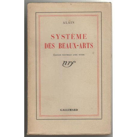 Systeme des beaux arts