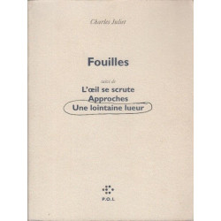 Fouilles suivi de "L'oeil se scrute" - "Approches" - "Une...