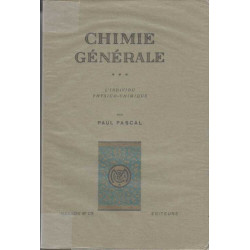 Chimie generale tome 3 l'individu physico chimique