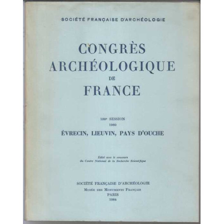 Congres archeologique de france 138 session 1980 evrecin lieuvin...