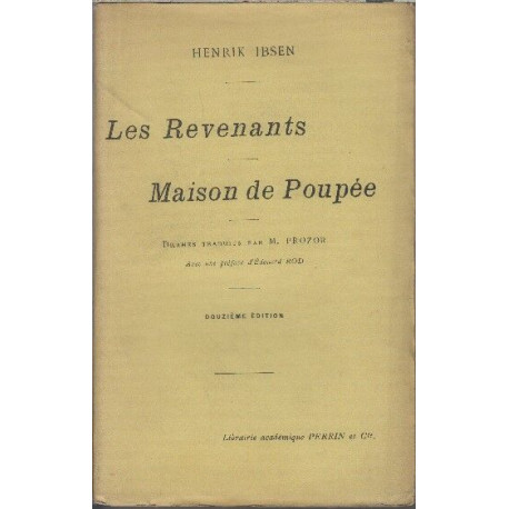 Les revenants maisons de poupee
