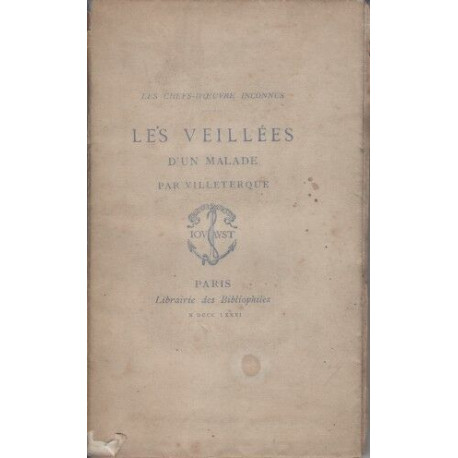 Les veillées d'un malade
