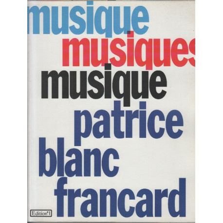 MUSIQUE MUSIQUES MUSIQUE