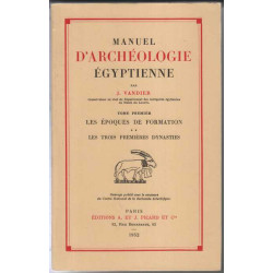 Manuel d'archeologie egyptienne tome premier les epoques de...