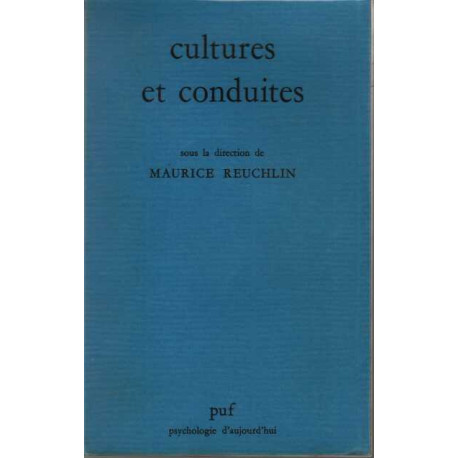 Cultures et conduites