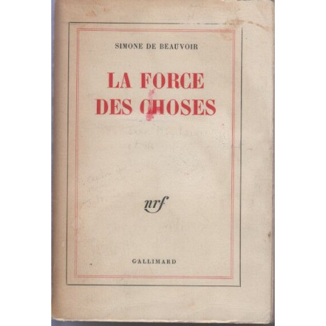 La force des choses