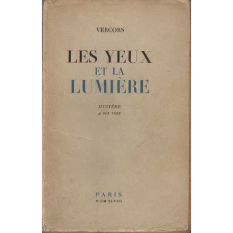 Les yeux et la lumiere mystere a six voix