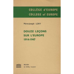 Douze lecons sur l'europe 1914-1947