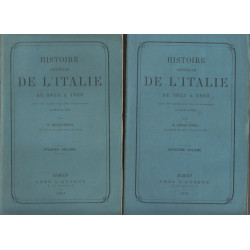 Histoire générale de l'Italie de 1815 à 1850 - avec des notes sur...