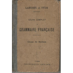 Cours complet de Grammaire Française Classe de sixième