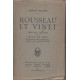 Rousseau et vinet individus sociaux suivi de notes sur vinet et...