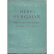 Henri bergson : essais et témoignanges recueillis