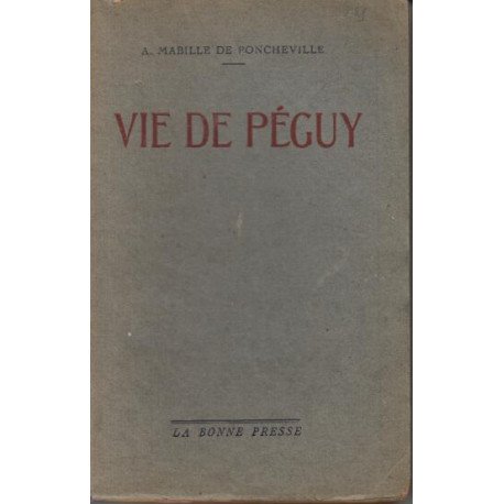 Vie de peguy
