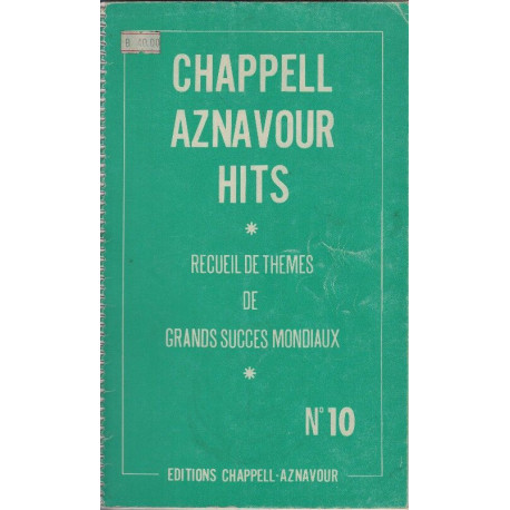 Chappell Aznavour hits