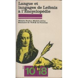 Langue et langages de Leibniz à l'encyclopedie