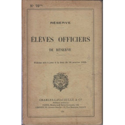 Eleves officiers de reserve