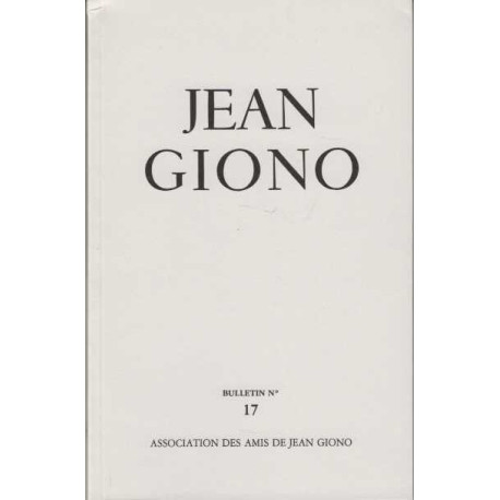 Association des amis de jean giono numero 17