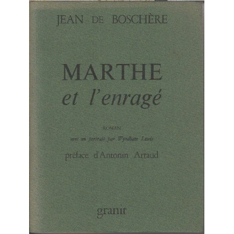 Marthe et l'enrage avec un portrait par Wyndham lewis