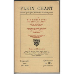 Plein Chant 1977 1978 numero 36