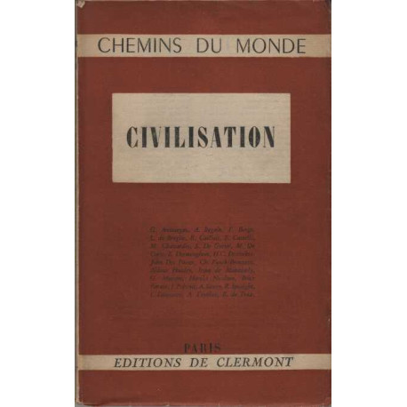 Chemins du monde numero 1: civilisation