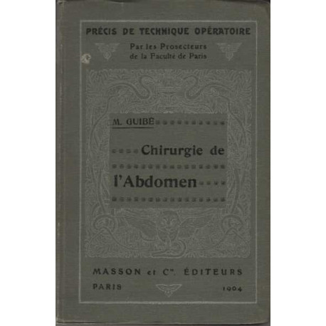 Chirurgie de l'abdomen
