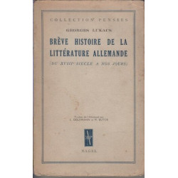 Breve histoire de la litterature allemande