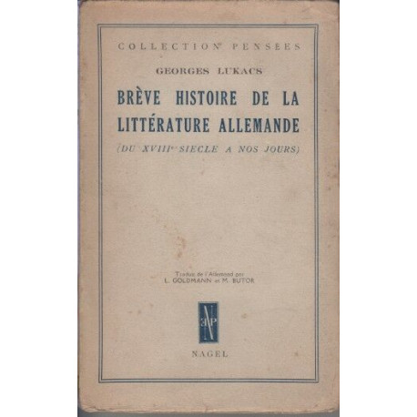 Breve histoire de la litterature allemande