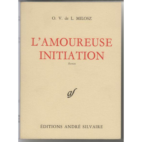 L'amoureuse initiation
