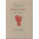 Oeuvres poétiques
