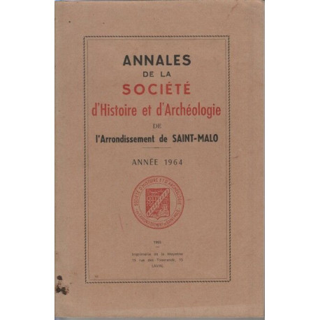 Annales de la societe d'histoire et d'archeologie de...