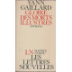 Gloire des morts illustres journal