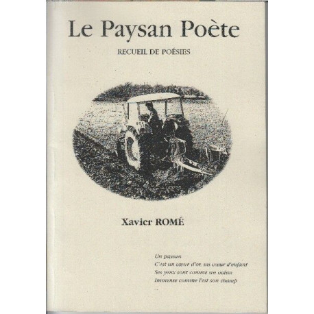 Le paysan poete recueil de poesies