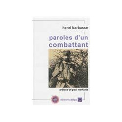 Paroles d'un combattant